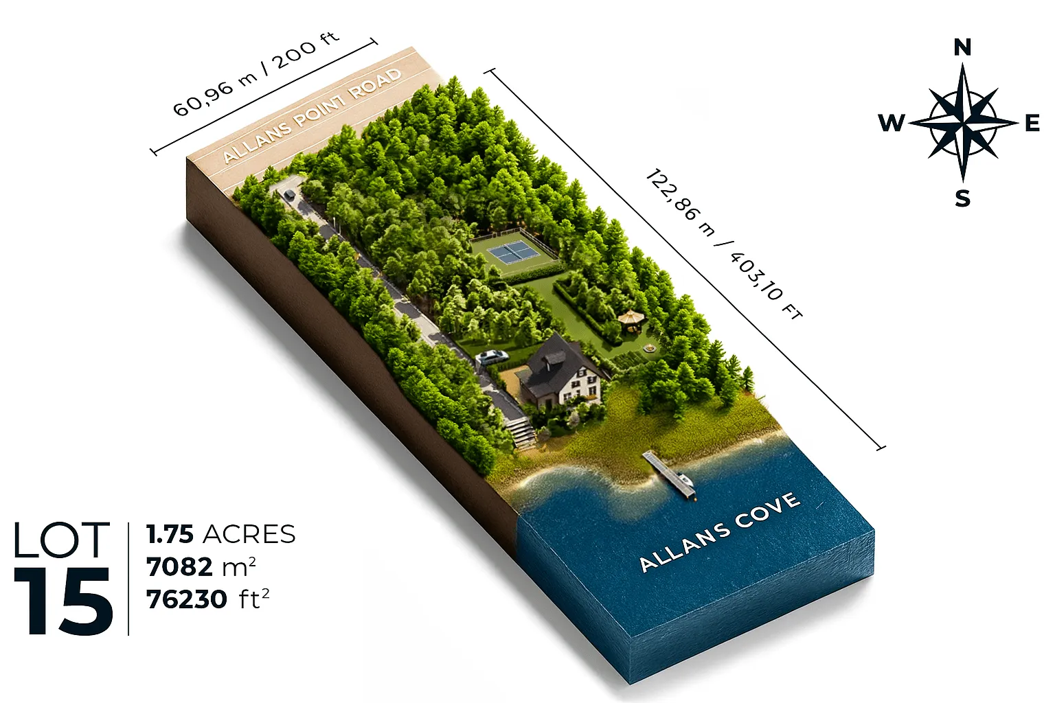 3D rendering of LUXURY RETREAT